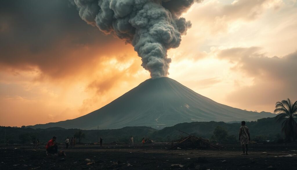 dampak erupsi Gunung Merapi
