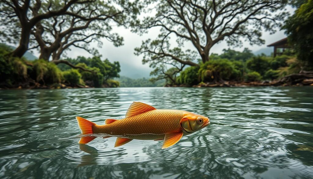 ekosistem sungai ikan arwana