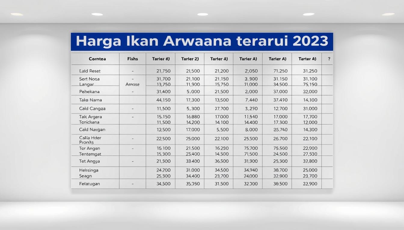 harga ikan arwana
